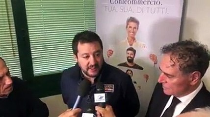 Salvini torna in Emilia-Romagna ed incontra i membri di Confcommercio (23.12.19)