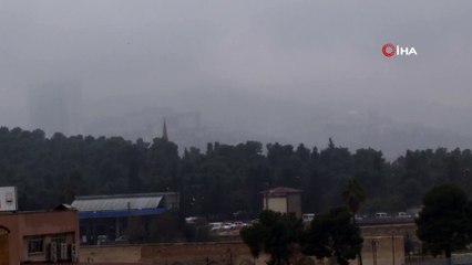 Şanlıurfa’da sis ve yağmur etkisini sürdürüyor