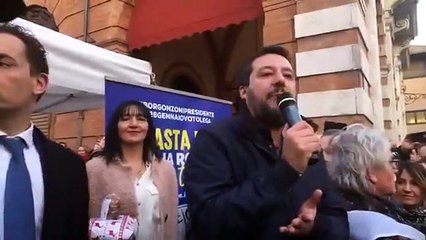 Salvini ad Cesena tra la gente (23.12.19)