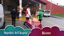 Mestre (VE) - Carabinieri incontrano i bambini all'Ospedale dell'Angelo (24.12.19)