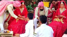 Mona Singh Wedding: Mona looks classy bride in Red lehenga; Check out | FilmiBeat