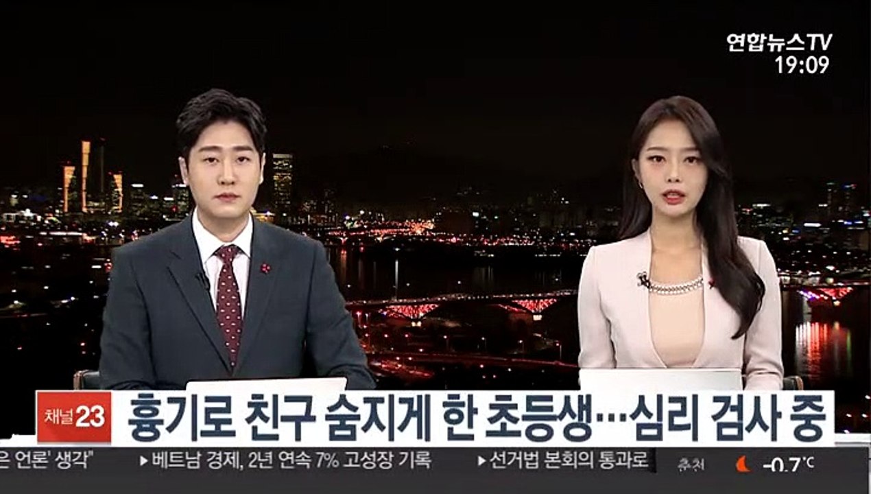 친구 흉기로 찌른 초등생…심리 검사 중