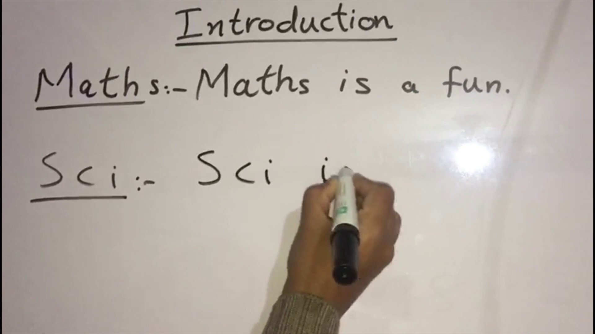 INTRODUCTION | MATHS | SCIENCE