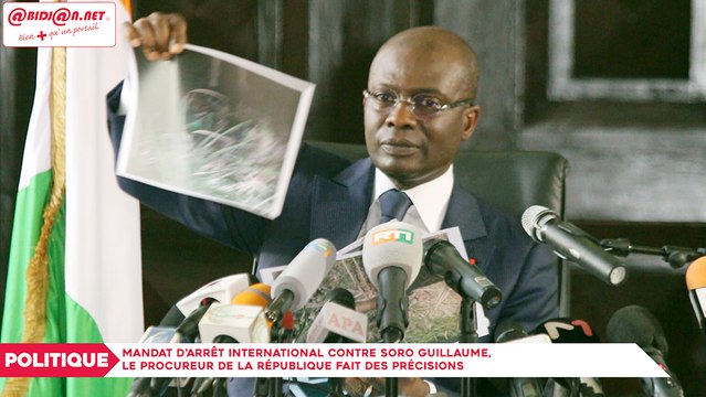 Mandat d’arrêt international contre Soro Guillaume, le procureur de la république brandit des preuves