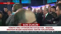 Başkan Erdoğan Devrim otomobiline biniyor