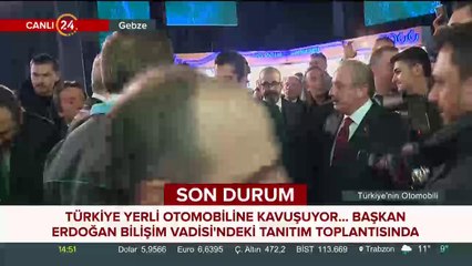 Başkan Erdoğan Devrim otomobiline biniyor
