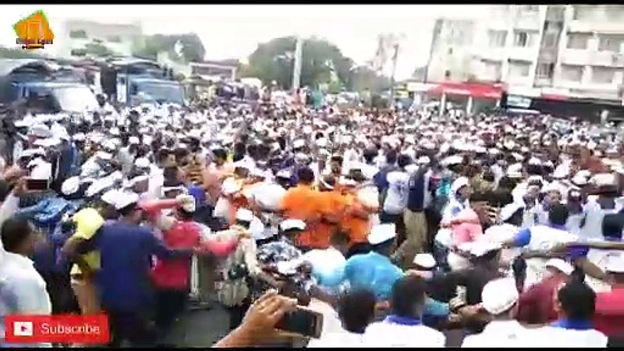 Aadivasi reli Dharampur 2018 _ Jay Birsha Munda and Jay Bhim Adivasi Sena Dharampur ( 720 X 1280 )