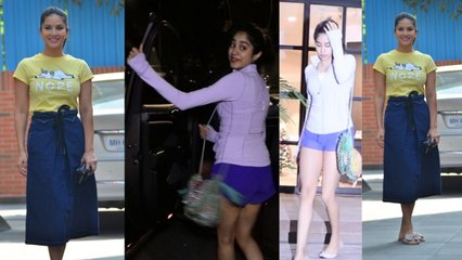 Spotted: Janhvi Kapoor at the Gym & Sunny Leone at her kids playschool