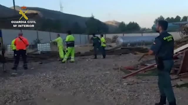 Recuperadas más de 35 toneladas de segmentos de vía de tren robadas