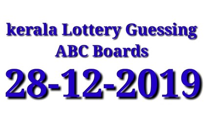 Kerala Lottery Guessing Today ABC