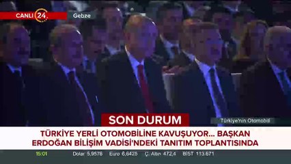 #CANLI Yerli otomobilin örtüsü birazdan kalkıyor