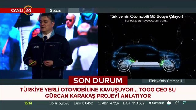 TOGG CEO'su Gürcan Karakaş projeyi anlatıyor