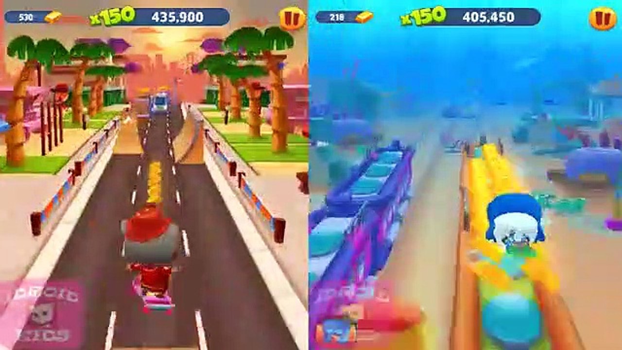 RUN- RUN- RUN- TALKING TOM GOLD RUN NEW UNDERSEA SIDEWORLD FIREMAN TOM VS GENIE ANGELA