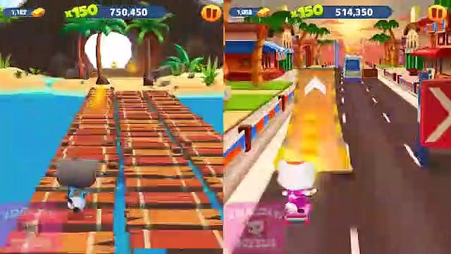 RUN- RUN- RUN- TALKING TOM GOLD RUN UNDERSEA SIDEWORLD FOOTBALL TOM VS PRINCESS ANGELA