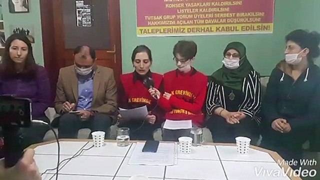 Grup Yorum 226 gündür açlık grevinde: Taleplerimiz kabul edilsin! Grup Yorum'a özgürlük!