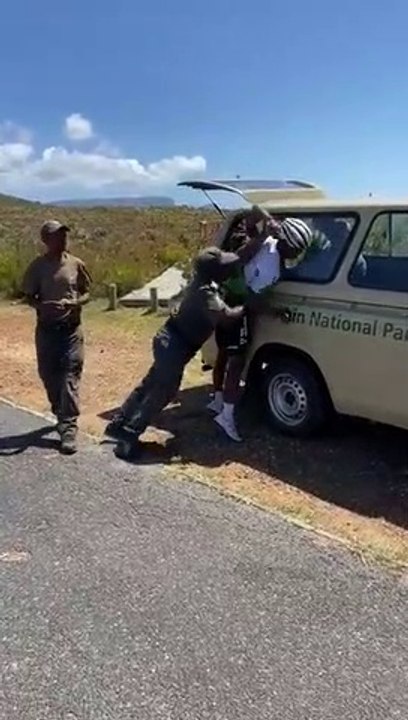 Cycling - Nic Dlamini is receiving medical assessment after being manhandled at the Table Mountain National Park on Friday.