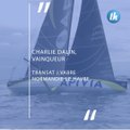 Charlie Dalin, skipper havrais, vainqueur de la Transat Jacques Vabre Normandie - Le Havre