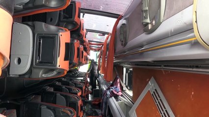 Karaman'da yolcu otobüsü devrildi: 22 yaralı