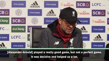 Klopp and Rodgers heap praise on Trent Alexander-Arnold