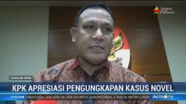 KPK Apresiasi Pengungkapan Kasus Novel Baswedan