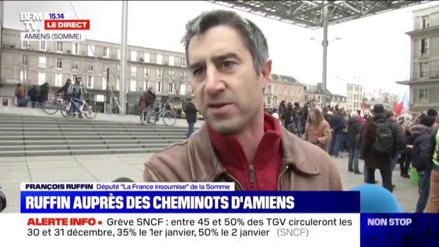 Grève contre la réforme des retraites: La responsabilité, elle est du côté du gouvernement (François Ruffin, LFI)