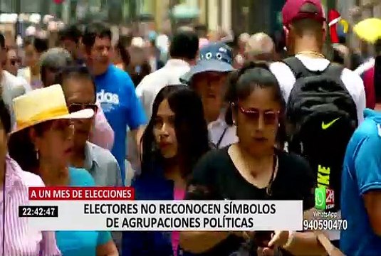 Elecciones 2020: ciudadanos no reconocen símbolos de agrupaciones políticas