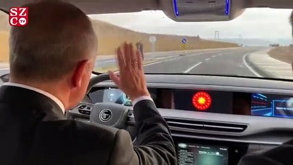 Download Video: Erdoğan yerli otomobili sürdü