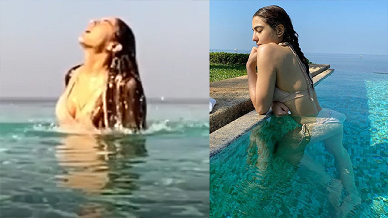 Sara Ali Khan Sets The Temperature In Her Bikni Pics ; Watch Video | Boldsky