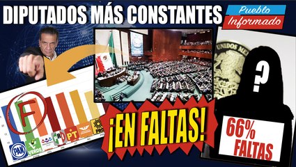 ADEMÁS DE TODO tenemos diputados que lideran en faltas y eso es INADMISIBLE