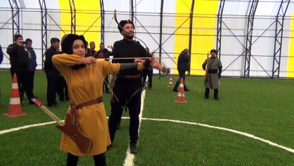 İslahiye İİBF'de okçuluk gösterisi yapıldı - GAZİANTEP