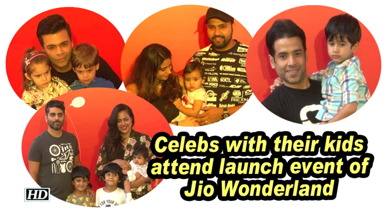 Celebs with their kids attend launch event of Jio Wonderland