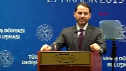 Bakan berat albayrak van iş dünyası buluşması'nda konuştu-1