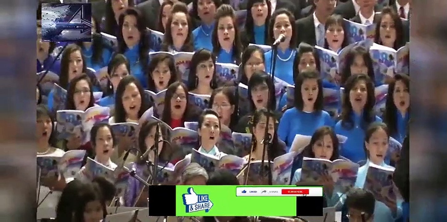 Dàn hợp xướng hoành tráng bên Mỹ với ca khúc Ch...
