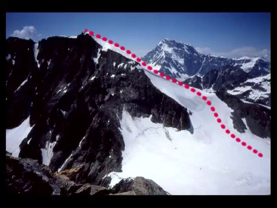 Aouille Tseuque à ski 3543 m – Valais – Suisse