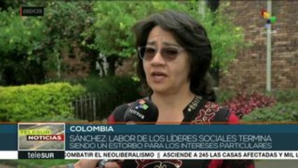 Colombia: asesinato de líderes sociales continúa ante inacción del gob