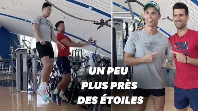 Cristiano Ronaldo livre à Novak Djokovic les secrets de ses sauts légendaires
