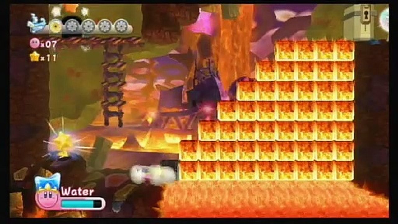 Kirby's Return to Dream Land (Wii) -- 100% Walkthrough Level 7-1 --