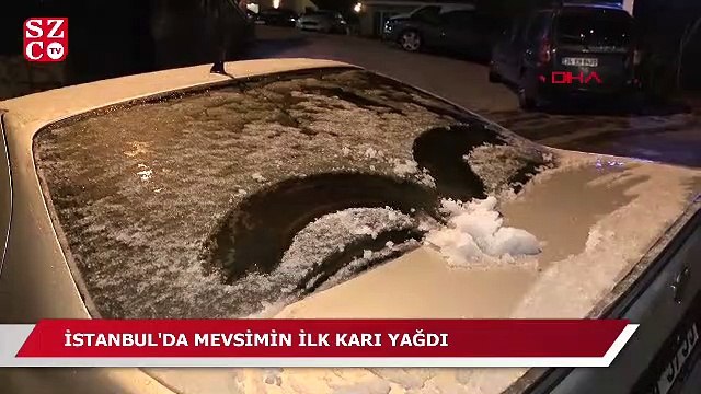 İstanbul’a mevsimin ilk karı yağdı!