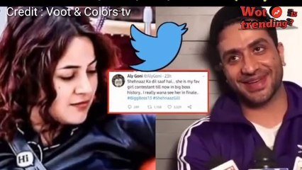 Aly Goni gave big complement to Shehnaaz Gill till date in big boss history | bb 13