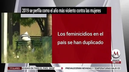 2019 se perfila como el año mas violento contra las mujeres