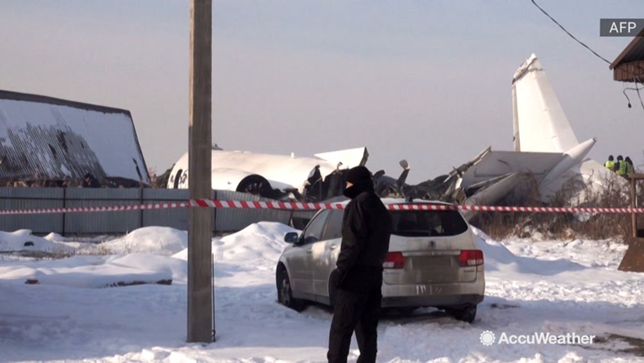 Deadly plane crash in Kazakhstan amid freezing conditions