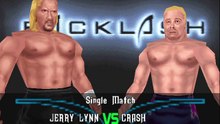 WWF Invasion No Mercy Mod Matches Jerry Lynn vs Crash Holly