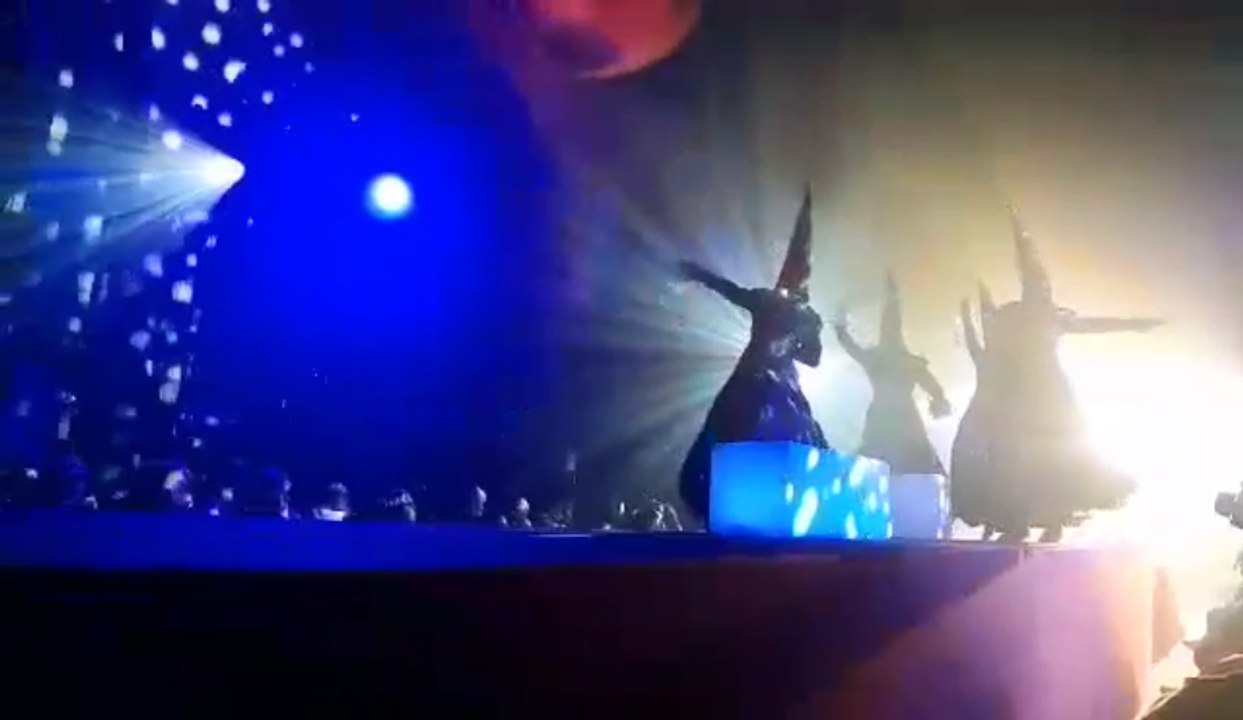 Le spectacle le Voyage des Mages dans la cathédrale de Tournai