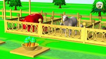 Learn Colors with Farm Animals eat ice Cream colorful Cartoon for Kids