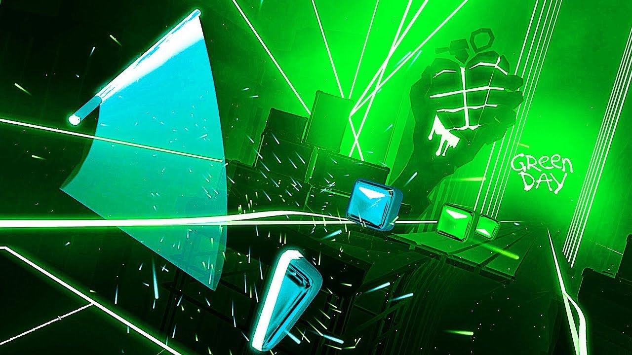 BEAT SABER  "Green Day Music Pack" Bande Annonce VR
