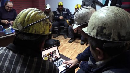 Amasyalı madenciler, AA'nın 'Yılın Fotoğrafları' oylamasına katıldı