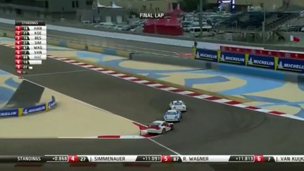 Porsche Cup Bahrain 2019 Race 1 Last Lap Hanses Koehler Photo Finish