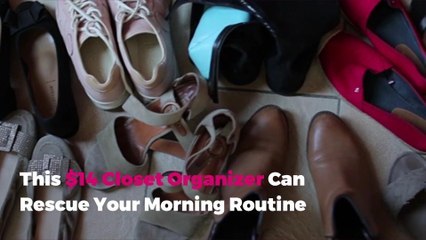 This $14 Closet Organizer Can Rescue Your Morning Routine
