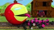 Learn Colors PACMAN and Hulk Iron Man Farm Watermelon Tractor Surprise Toy for Kid Children