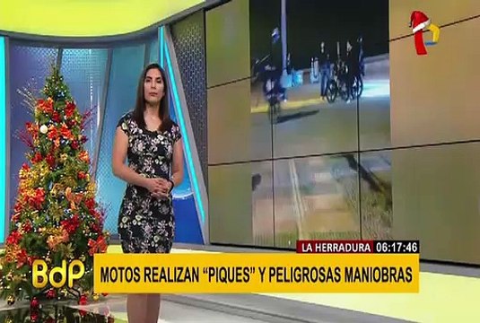 Chorrillos: motociclistas realizan piques ilegales en playa La Herradura